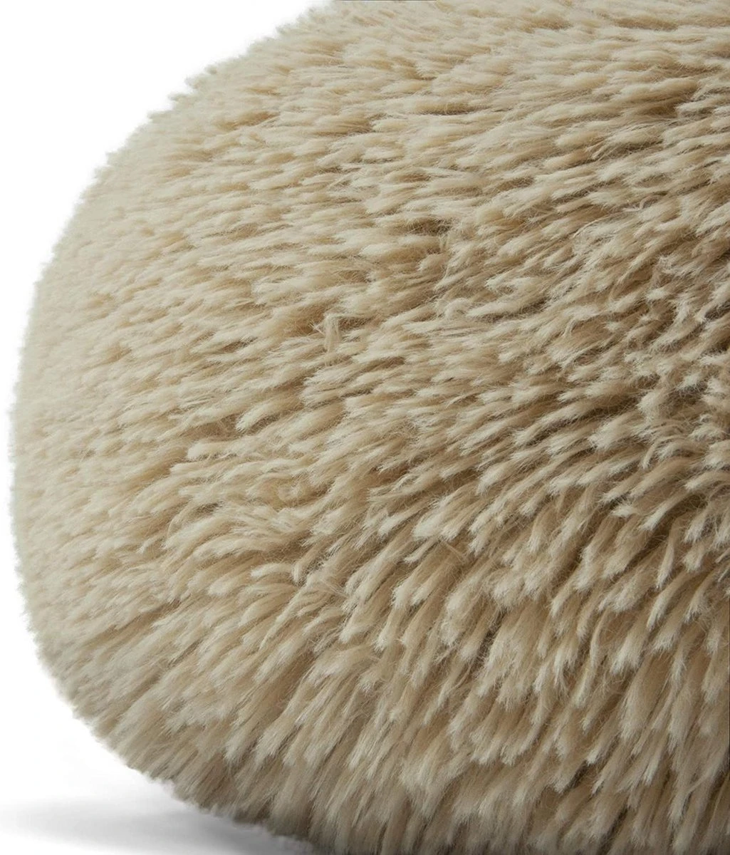 Behave Donut Hondenmand - Hondenkussen - Hondenbed - Kattenmand - Fluffy - Donut - 50cm - Beige 4 Behave Donut Hondenmand - Hondenkussen - Hondenbed - Kattenmand - Fluffy - Donut - 50cm - Beige - Afbeelding 2