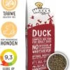 WOOOF Eend 18KG - Geperst Hondenvoer - Hypoallergeen Hondenvoer - Geperste Hondenbrokken - Droogvoer -Hondenspullen Verkoop 1029x1200