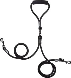 Rebel Petz - Dubbele Verstelbare Hondenriem Voor Twee Honden - Met Draaibare Sluiting En Zacht Handvat - Small En Large - Large (140 Cm Lang, Ø 12 Mm) 34 Rebel Petz - Dubbele Verstelbare Hondenriem Voor Twee Honden - Met Draaibare Sluiting En Zacht Handvat - Small En Large - Large (140 Cm Lang, Ø 12 Mm) -Hondenspullen Verkoop 1094x1200