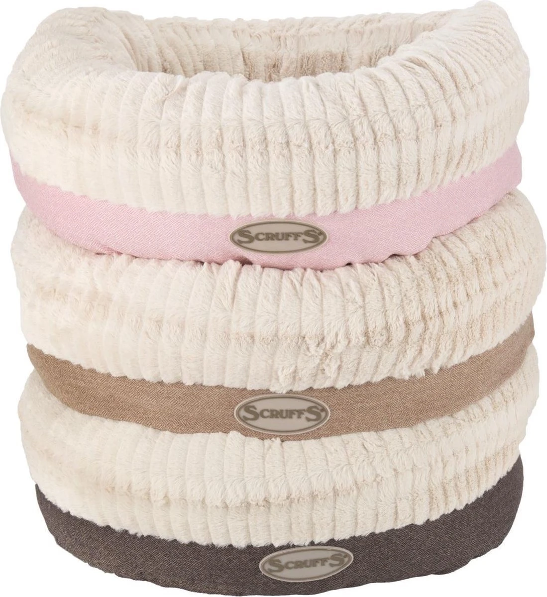 Scruffs Ellen Donut - Warme Hondenmand Van Imitatiebont - Kleur Grijs, Roze Of Bruin - Maat M Of L - Kleur: Grijs, Maat: Medium 4 Scruffs Ellen Donut - Warme Hondenmand Van Imitatiebont - Kleur Grijs, Roze Of Bruin - Maat M Of L - Kleur: Grijs, Maat: Medium - Afbeelding 2