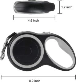 IGOODS - Uitlaatriem - Honden Riem - Katten Riem - Uitlaatriem Voor Dieren Rollijn - Hondenriem - 5 Meter Lang - Grijs -Hondenspullen Verkoop 1105x1200 3