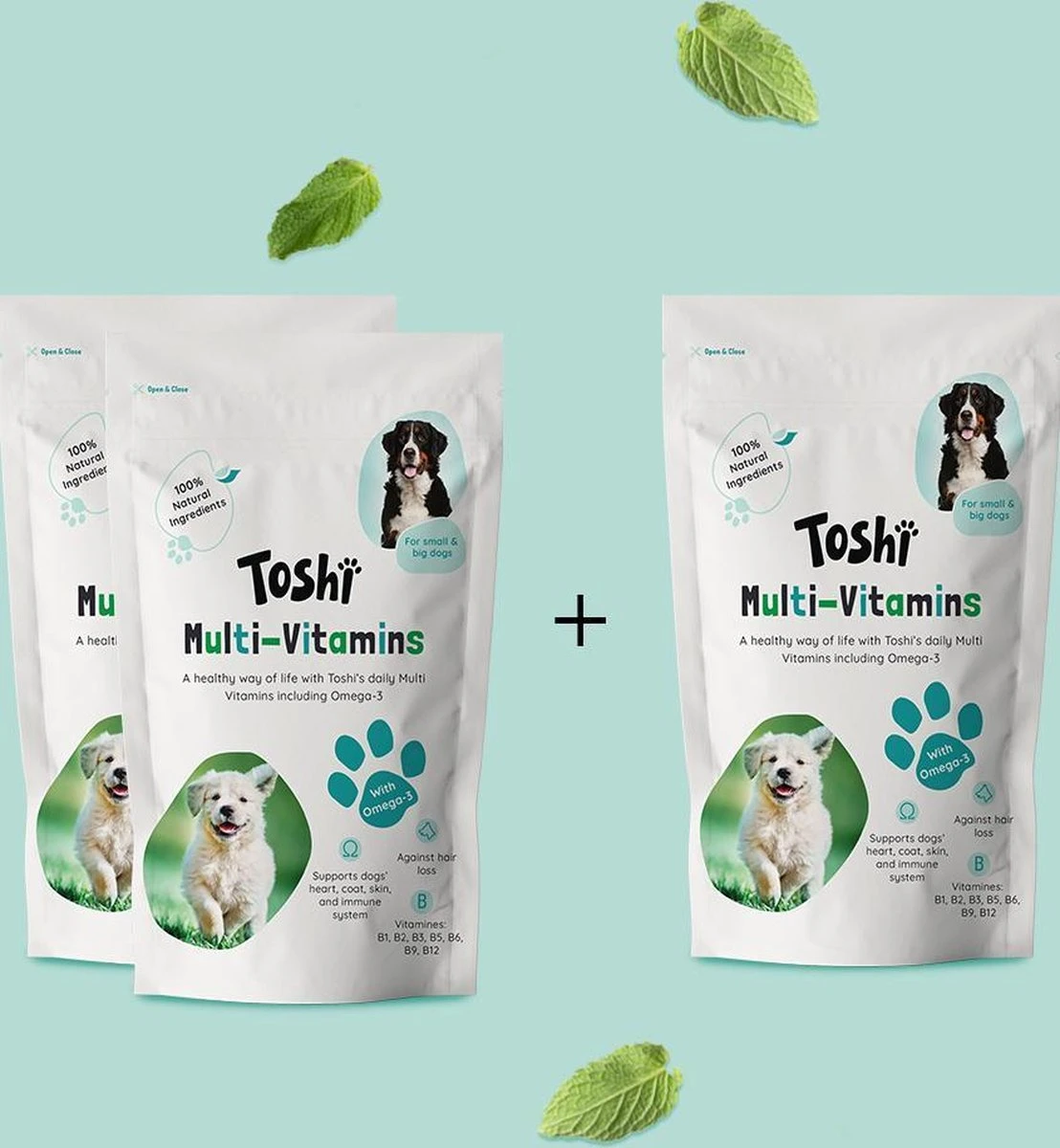 Toshi Multi Vitaminen Met Omega-3 - 100% Natuurlijke Hondensnack Voor Kleine En Grote Honden - Hondenkoekjes Voor Een Gezonde Levensstijl 7 Toshi Multi Vitaminen Met Omega-3 - 100% Natuurlijke Hondensnack Voor Kleine En Grote Honden - Hondenkoekjes Voor Een Gezonde Levensstijl - Afbeelding 5