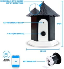 Vulpes Pets® Anti Blaf Apparaat Pro - Anti Blafband Voor Alle Honden - Luxe Hondentrainer - Diervriendelijk & Zonder Schok - Inclusief 9V Batterij - Waterbestendig - Ophangbaar - Instelbare Ultrasone Niveauregeling - 4 Standen -Hondenspullen Verkoop 1111x1200 3