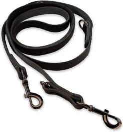 Multifunctionele Hondenriem - 220cm - Volledig Zwart - Leren Hondenriem - 100% Volnerfleer - Hondenriem Leer 11 Multifunctionele Hondenriem - 220cm - Volledig Zwart - Leren Hondenriem - 100% Volnerfleer - Hondenriem Leer -Hondenspullen Verkoop 1121x1200 3