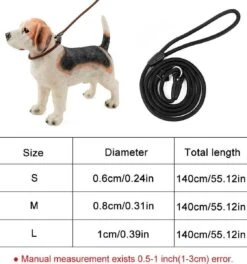 LOUZIR Cesar Millan Sliplijn Met Stop - Hondenriem - Rood - 130 Cm -Hondenspullen Verkoop 1121x1200 4