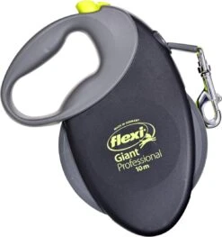 Flexi Giant Tape - Hondenriem - Zwart/Geel - L - 10 M - (<50 Kg) -Hondenspullen Verkoop 1128x1200 2