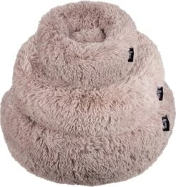 District 70 FUZZ - Hondenmand Comfortabel En Zacht Pluche - Zand, Oudroze, Donkergrijs En Lichtgrijs In S/M/L/XL - Maat: Medium, Kleur: Zand -Hondenspullen Verkoop 1129x1200