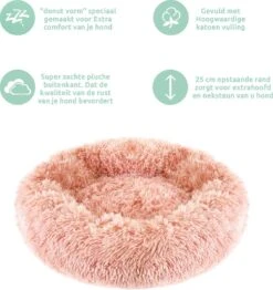 Studio Proud - Donut Mand - Honden En Katten Slaapbed - 50 Cm Roze - Pluche Hondenmand - Verkrijgbaar In Verschillende Maten En Kleuren -Hondenspullen Verkoop 1131x1200 1