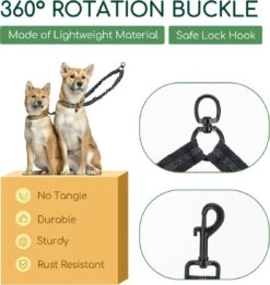 Nobleza Splitter Hondenriem - Dubbel Aanlijnriem Voor Honden - Splitter Verstelbaar - Zwart -Hondenspullen Verkoop 1134x1200 2