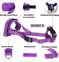Sharon B Muilkorf Paars Maat M - Fleece - Wasbaar - Reflecterend 10 Sharon B Muilkorf Paars Maat M - Fleece - Wasbaar - Reflecterend -Hondenspullen Verkoop 1135x1200 1
