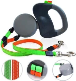 Merkloos Dubbele Hondenriem Voor Twee Honden - Grijs - Tot 22 Kg (per Hond) - 300 Cm 14 Merkloos Dubbele Hondenriem Voor Twee Honden - Grijs - Tot 22 Kg (per Hond) - 300 Cm -Hondenspullen Verkoop 1139x1200 3