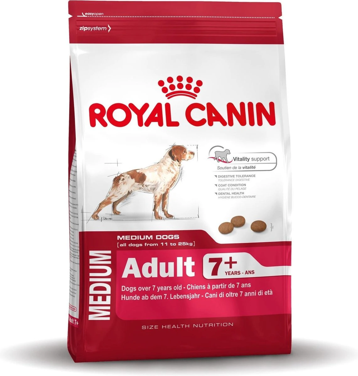 Royal Canin Medium Adult 7+ 15 KG 4 Royal Canin Medium Adult 7+ 15 KG - Afbeelding 2