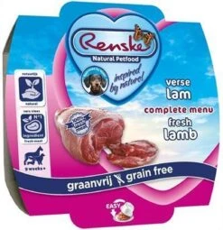 Renske Hond Vers Adult Graanvrij - Lam - Hondenvoer - 10 X 395 G -Hondenspullen Verkoop 1162x1200 1