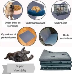 XXL Puppy Training Pad - Plasmat - Zwart - 104 X 104 Cm - Hondentoilet - Herbruikbaar - Wasbaar -Hondenspullen Verkoop 1167x1200 5