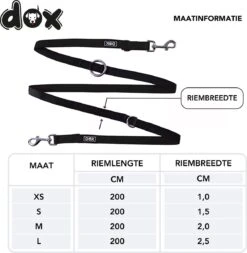 DDOXX Hondenriem Air Mesh, 3-voudig Verstelbaar, 2m | Voor Kleine & Grote Honden | Dubbele Riem Twee Honden Kat Puppy | Tug Leash Large | Lead Leash Small | Walking Leash Puppy Leash | Zwart, XS -Hondenspullen Verkoop 1172x1200 1
