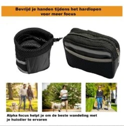 Looplijn Met Heupriem Hands Free - Hondenriem - Reflecterende Hardloopband -Elastische Leiband - Heuptas En Flessenhouder - Zwart - 150 Cm Tot 210 Cm -Hondenspullen Verkoop 1180x1200 8