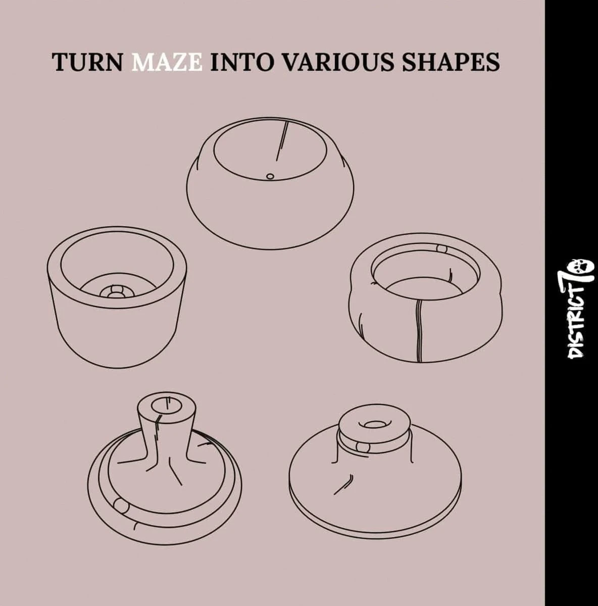 District 70 MAZE 3-in-1 Opvouwbare Kartonnen Kattenmand - Inclusief Catnip Balletje - Voor Slapen, Spelen En Krabben! 14 District 70 MAZE 3-in-1 Opvouwbare Kartonnen Kattenmand - Inclusief Catnip Balletje - Voor Slapen, Spelen En Krabben! - Afbeelding 12