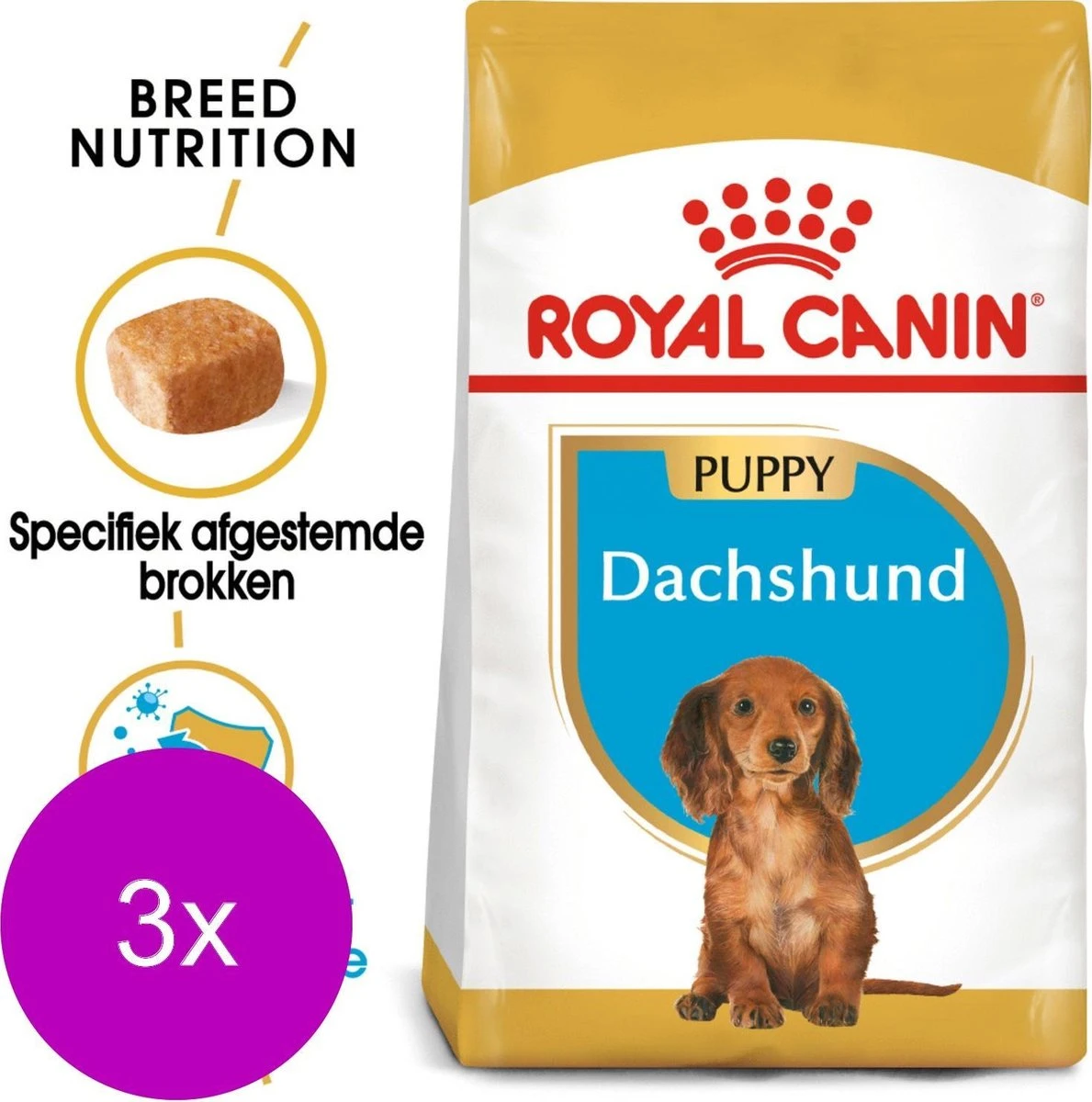 Royal Canin Bhn Dachshund Puppy - Hondenvoer - 3 X 1.5 Kg 5 Royal Canin Bhn Dachshund Puppy - Hondenvoer - 3 X 1.5 Kg - Afbeelding 3