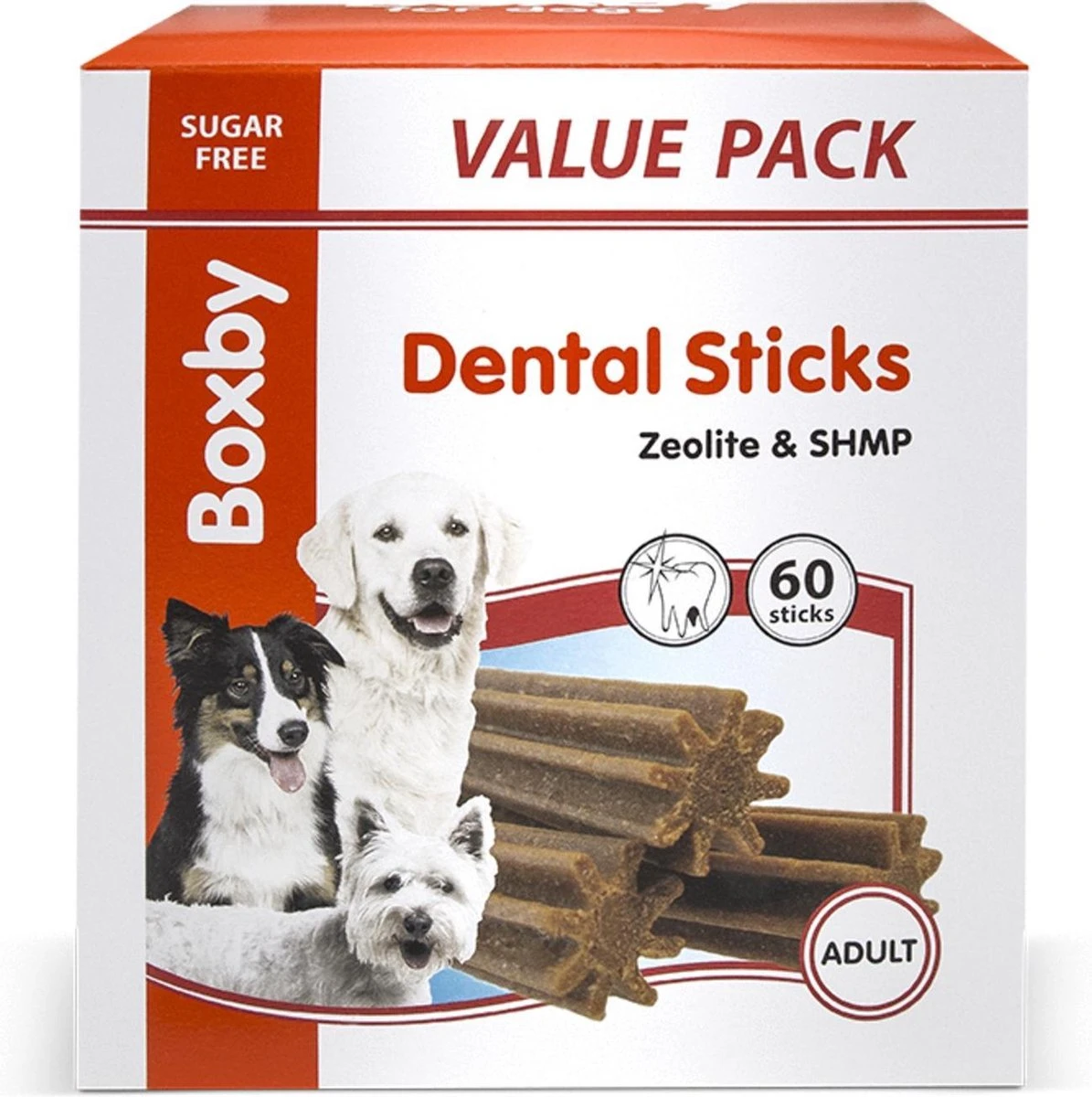 Boxby Dental Sticks - Adult - 60 Sticks 4 Boxby Dental Sticks - Adult - 60 Sticks - Afbeelding 2
