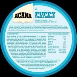 Acana Heritage Puppy Small Breed (6 KG) -Hondenspullen Verkoop 1196x1200 3