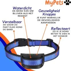 MyPets™ Anti-blafband - Anti Blaf Apparaat - Voor Kleine Honden En Grote Honden - Diervriendelijk - Opvoedingshalsband - Trainingshalsband - 2022/2023 Versie - Inclusief Batterijen -Hondenspullen Verkoop 1197x1200 10