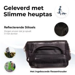 Canicross Looplijn Hond Met Heupriem Voor Hardlopen - Elastische Handsfree Hondenriem - Honden Trainingslijn - 150/200cm - Grijs -Hondenspullen Verkoop 1199x1200 11