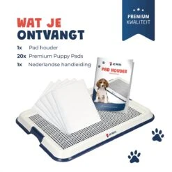JC Pets Premium Pad Houder Met Rooster - Inclusief 20 Puppy Training Pads - Hondentoilet - Zindelijkheidstraining Hond -Hondenspullen Verkoop 1199x1200 22
