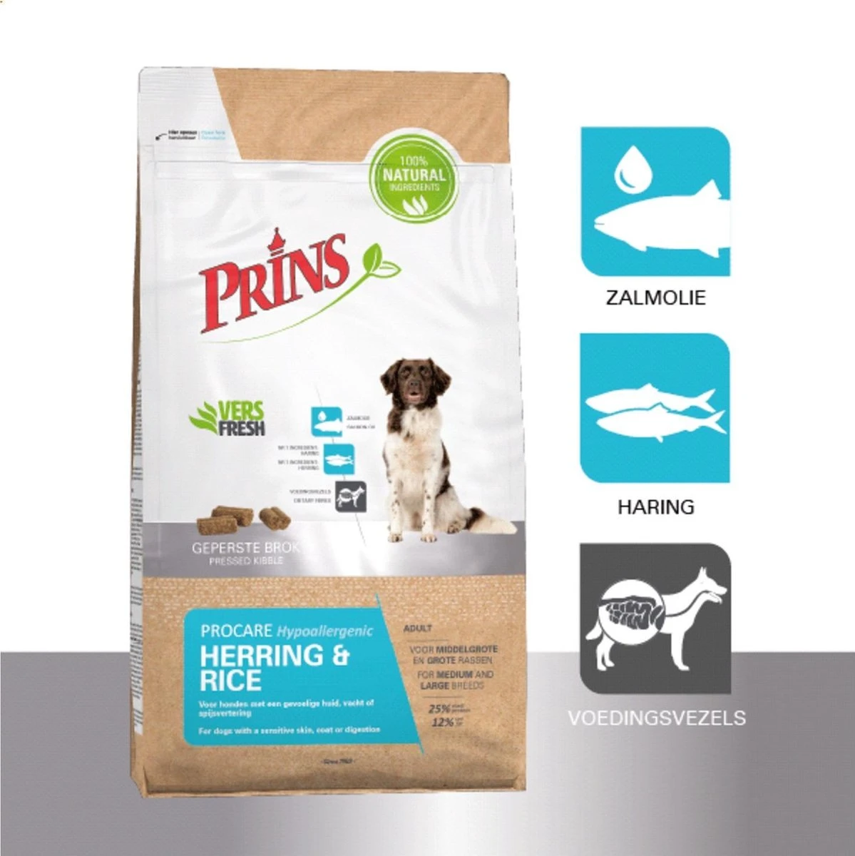 Prins ProCare Herring & Rice 12 Kg - Hond 4 Prins ProCare Herring & Rice 12 Kg - Hond - Afbeelding 2