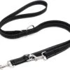 Happilax Dog Leash 2m Adjustable - Black/Reflective - 3-Step Adjustable Leash - Double Leash, Tug Leash - Geschikt Als Hondenriem Voor Grote Honden Of Als Sleepriem Voor Kleine Honden. -Hondenspullen Verkoop 1200x1000 2