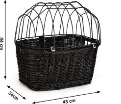 Beeztees - Fietsmand+Draadkap - Zwart - 43x34x44 Cm -Hondenspullen Verkoop 1200x1029 3