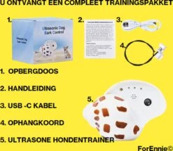 Merkloos Ultrasone Hondentrainer - Anti Blafapparaat | Anti Blaf Apparaat | Anti Blafband | Dierendag | Trainer | Design | Schelp | Retro | Blafband Voor Honden -Hondenspullen Verkoop 1200x1046 1