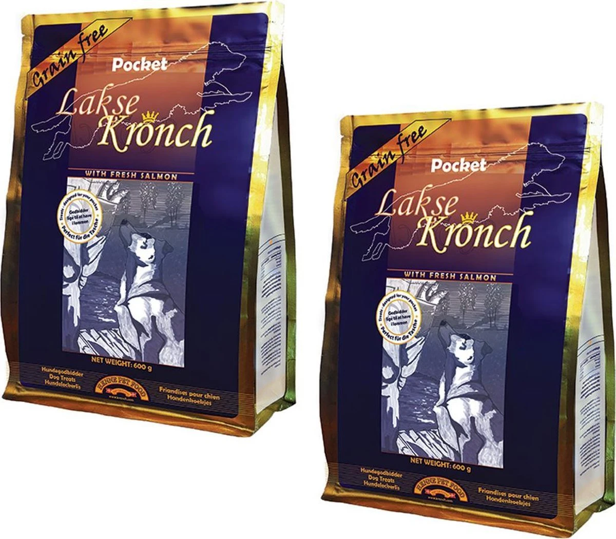 Henne - Lakse Kronch- Pocket Zalmsnacks- Duo Pakket Voordeelverpakking- 2 X 600 Gram - Gezonde Beloning - Graanvrij 3 Henne - Lakse Kronch- Pocket Zalmsnacks- Duo Pakket Voordeelverpakking- 2 X 600 Gram - Gezonde Beloning - Graanvrij