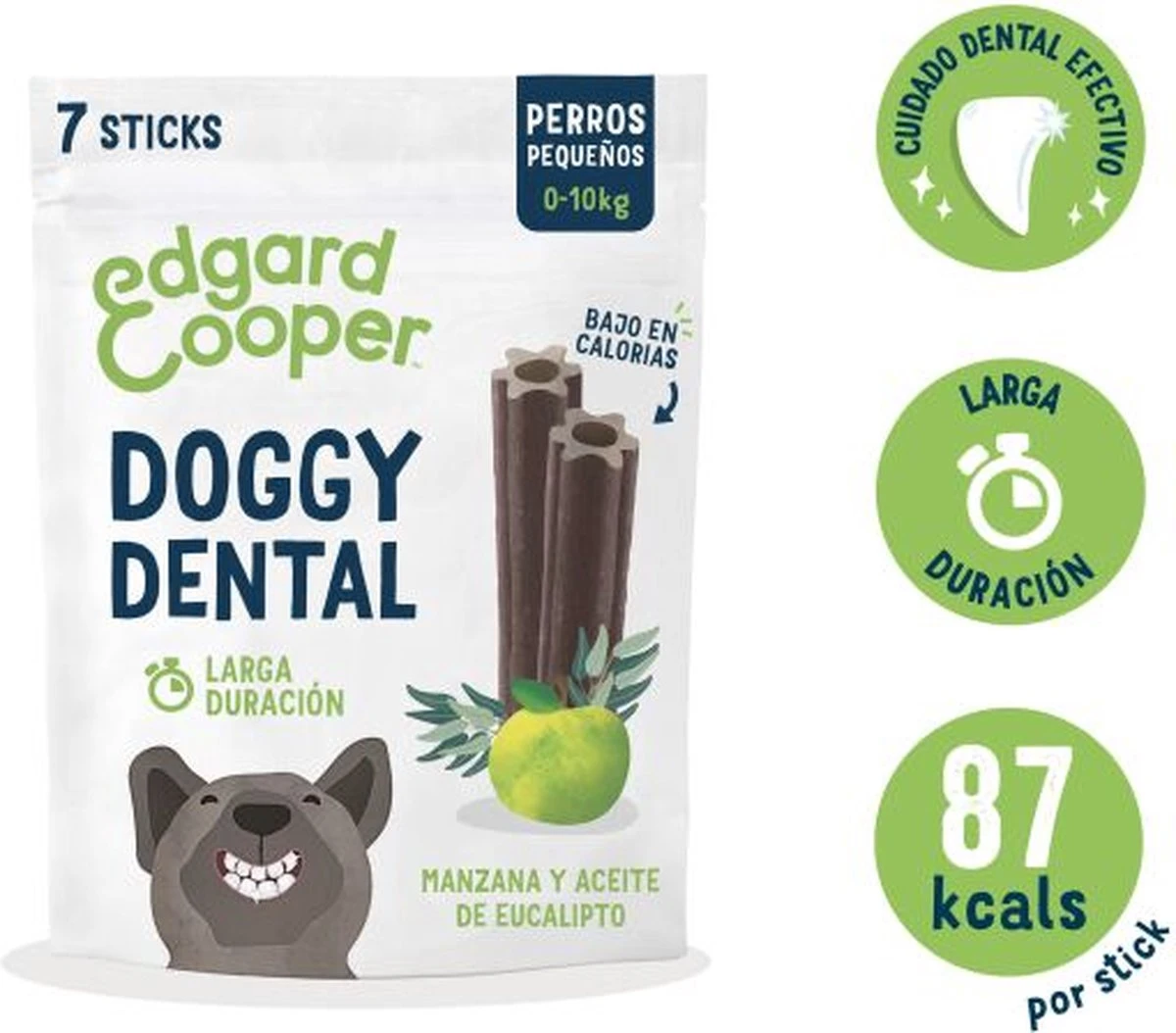 Edgard & Cooper Doggy Dental Sticks Appel - Eucalyptusolie Large 16 Edgard & Cooper Doggy Dental Sticks Appel - Eucalyptusolie Large - Afbeelding 14