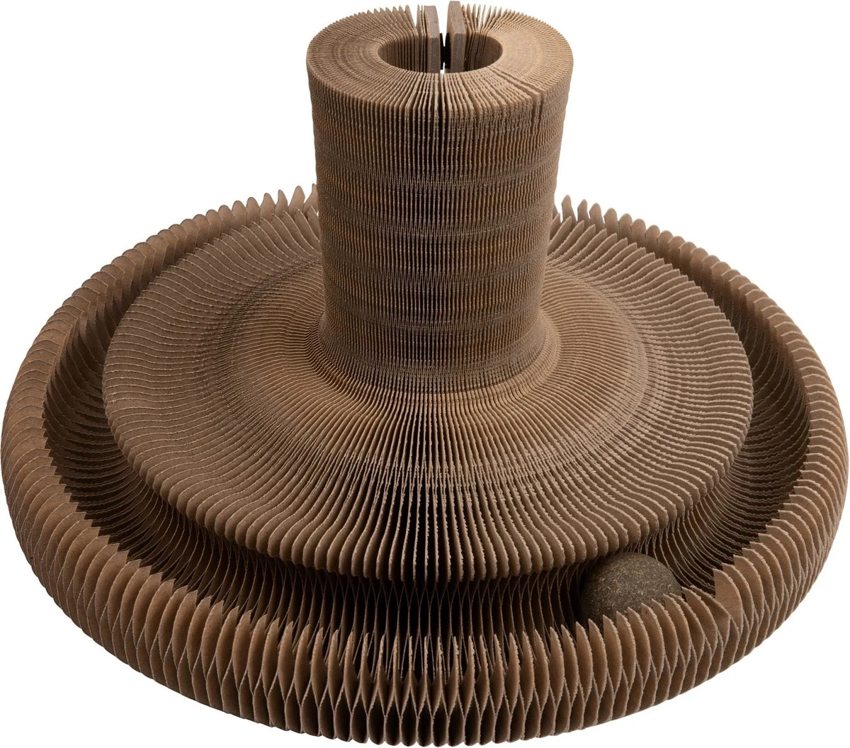 District 70 MAZE 3-in-1 Opvouwbare Kartonnen Kattenmand - Inclusief Catnip Balletje - Voor Slapen, Spelen En Krabben! 10 District 70 MAZE 3-in-1 Opvouwbare Kartonnen Kattenmand - Inclusief Catnip Balletje - Voor Slapen, Spelen En Krabben! - Afbeelding 8