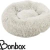 Bonbox Shop - Maat S - Donut Bed In Wit - Dierenmand Voor Katten, Kittens En Kleine Honden - Knus Mandje - Donutbed Diameter 40 Cm - Anti Anxiety -Hondenspullen Verkoop 1200x1057 2
