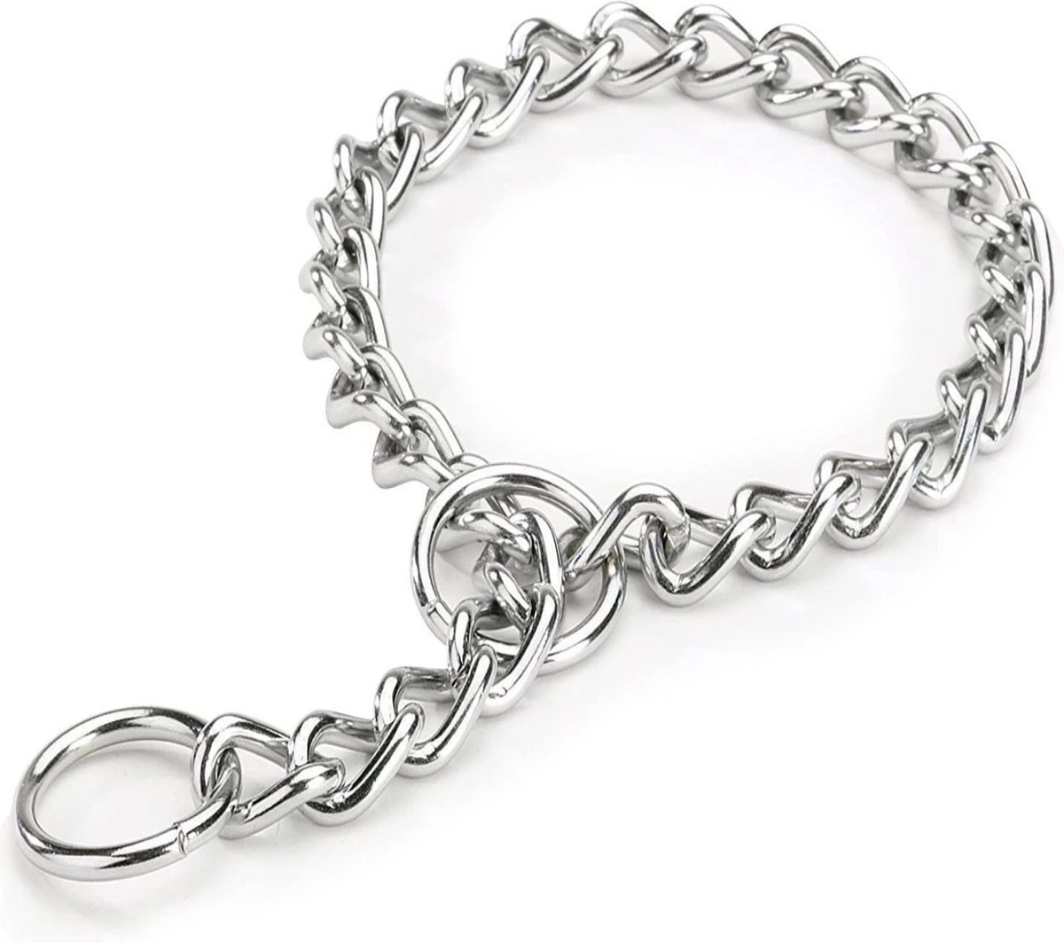 Nobleza Slipketting Hond - Sliphalsband - Trainingshalsband - Hondenketting - Maat L 4 Nobleza Slipketting Hond - Sliphalsband - Trainingshalsband - Hondenketting - Maat L - Afbeelding 2