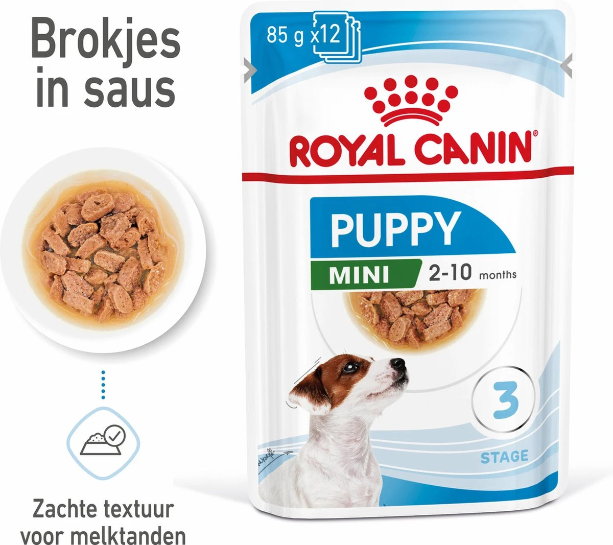 Royal Canin Shn Mini Puppy Pouch - Hondennatvoer - 12 X 85 G 18 Royal Canin Shn Mini Puppy Pouch - Hondennatvoer - 12 X 85 G - Afbeelding 16