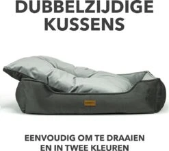 Primeplus Grote Hondenmand XL - Grijs - 100x80x20 CM - Orthopedische Hondenmanden - Hondenkussen -Hondenspullen Verkoop 1200x1071 7