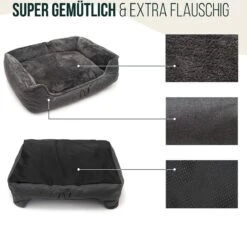 Happilax Wasbaar Hondenbed Met Omkeerbaar Kussen, Hondenmand Voor Kleine Honden, S - Grijs, Puppies Of Katten -Hondenspullen Verkoop 1200x1095 6