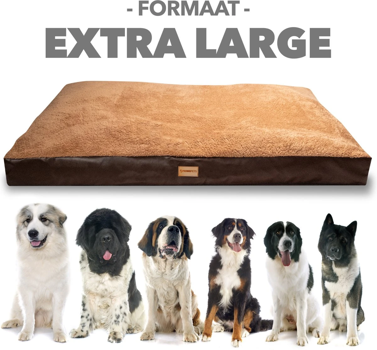 PrimePlus Hondenkussen XL Antraciet - 120x80x10 CM - Zacht En Luxe Hondenmand - Hondenbed - Hondenmat - Orthopedisch Hondenkussens 9 PrimePlus Hondenkussen XL Antraciet - 120x80x10 CM - Zacht En Luxe Hondenmand - Hondenbed - Hondenmat - Orthopedisch Hondenkussens - Afbeelding 7