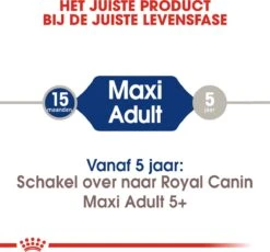 Royal Canin Maxi Adult 15 KG 25 Royal Canin Maxi Adult 15 KG -Hondenspullen Verkoop 1200x1117 2
