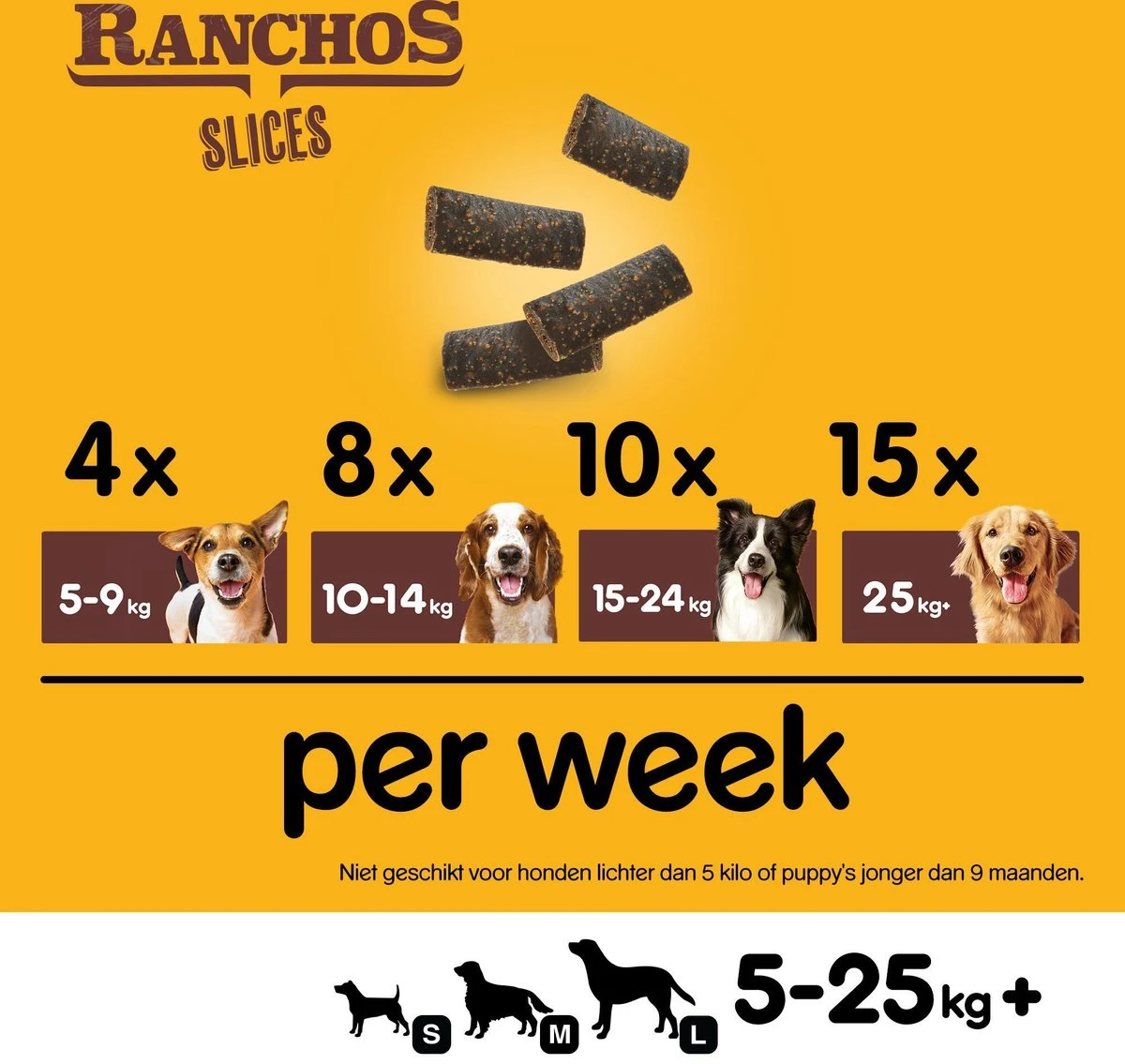 Pedigree Ranchos Slices Hondensnacks - Rund - 8 X 60 Gr 5 Pedigree Ranchos Slices Hondensnacks - Rund - 8 X 60 Gr - Afbeelding 3