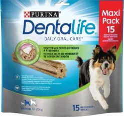 Dentalife Daily Oral Care Maxi Pack - Hondensnack M - 75 Stuks -Hondenspullen Verkoop 1200x1135 5