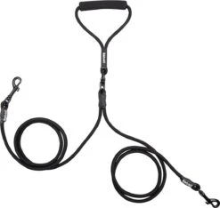 Rebel Petz - Dubbele Verstelbare Hondenriem Voor Twee Honden - Met Draaibare Sluiting En Zacht Handvat - Small En Large - Small (140 Cm Lang, Ø 8 Mm) 34 Rebel Petz - Dubbele Verstelbare Hondenriem Voor Twee Honden - Met Draaibare Sluiting En Zacht Handvat - Small En Large - Small (140 Cm Lang, Ø 8 Mm) -Hondenspullen Verkoop 1200x1136 6