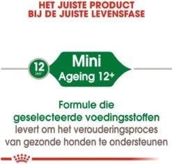 Royal Canin Shn Mini Ageing 12plus Pouch - Hondenvoer - 12x85 G -Hondenspullen Verkoop 1200x1143 2