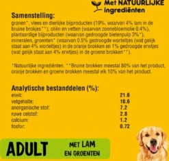 Pedigree Adult Honden Droogvoer - Lam - 10 Kg -Hondenspullen Verkoop 1200x1143