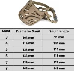 XtraSafe Muilkorf Voor Middelgrote Honden - Beige - Maat 5 - Verstelbaar 11 XtraSafe Muilkorf Voor Middelgrote Honden - Beige - Maat 5 - Verstelbaar -Hondenspullen Verkoop 1200x1147 14