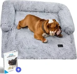 Quzi Hondenkussen Voor Bank - Fluffy Hondendeken - Bankbescherming Hond - 85x85cm - Afneembare Hoes