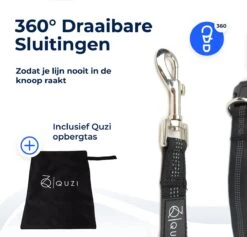 Canicross Looplijn Hond Met Heupriem Voor Hardlopen - Elastische Handsfree Hondenriem - Honden Trainingslijn - 150/200cm - Blauw -Hondenspullen Verkoop 1200x1150 8