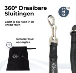 Canicross Looplijn Hond Met Heupriem Voor Hardlopen - Elastische Handsfree Hondenriem - Honden Trainingslijn - 150/200cm - Grijs -Hondenspullen Verkoop 1200x1150 9